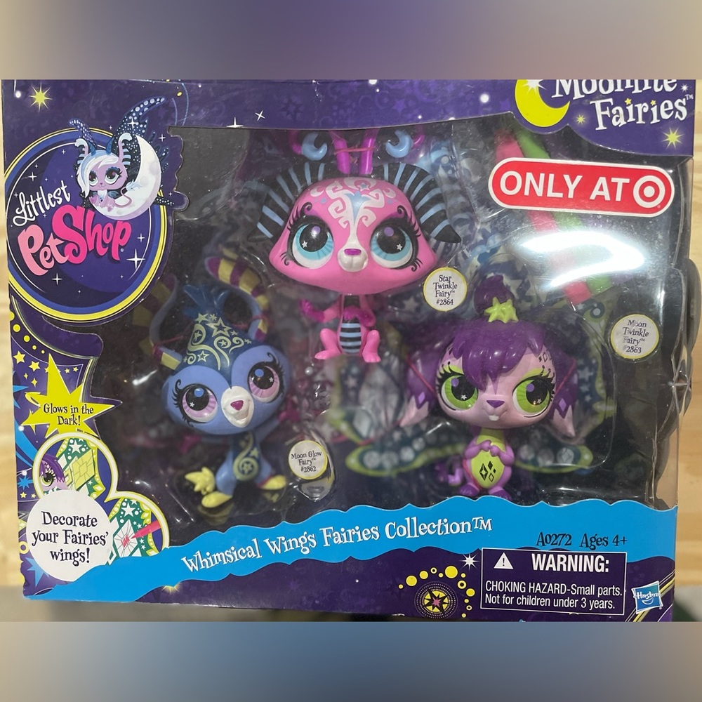 Littlest Pet Shop- whimsical wings fairy collection- NIB